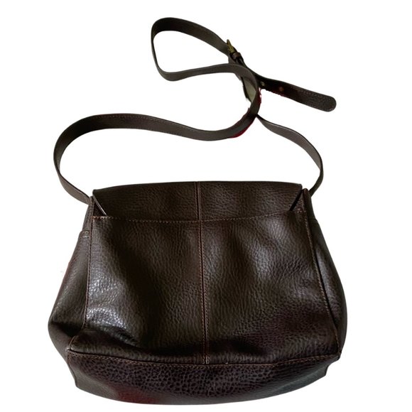 [ Relic by Fossil ] Dark Brown Leather Crossbody Bag - Picture 2 of 8